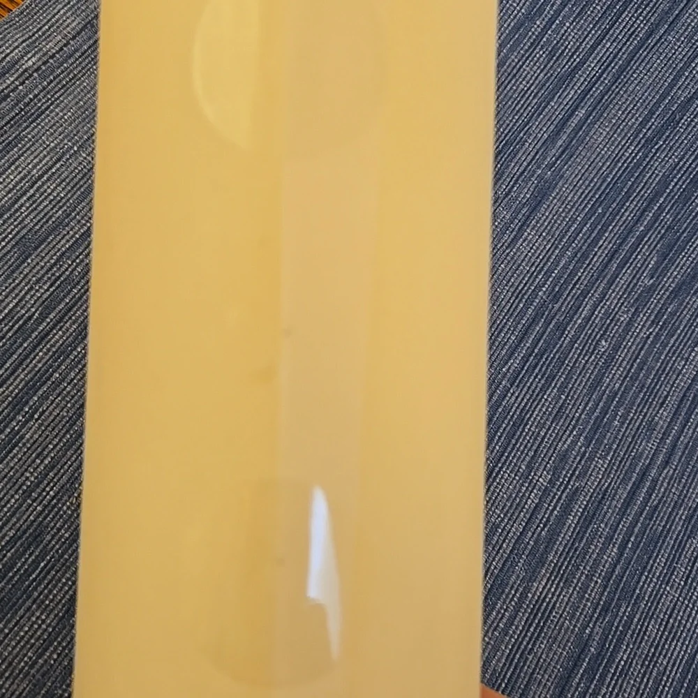 NWT CRATE & BARREL Ivory Pillar Candle
